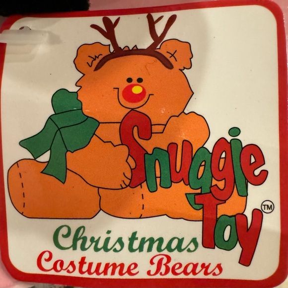 NWT Christmas Costume Bears Black, White And Orange Snuggie Toy - Picture 11 of 11